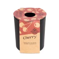 Świece - Świeczka sojowa Powąchaj mnie Cherry czarny 130 ml - miniaturka - grafika 1