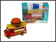 Samochody i pojazdy dla dzieci - Hipo Auto Food Track 11cm magnes Hmaburger/Napój MY66-Q1297/96 - miniaturka - grafika 1