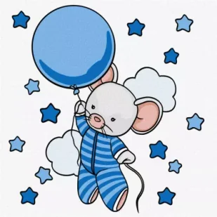 Ideyka Malowanie po numerach - Podróż do gwiazd Kids - Malowanie po numerach - miniaturka - grafika 1