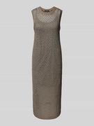Sukienki - Sukienka midi z ażurowym wzorem model ‘OLIVIA’ - miniaturka - grafika 1