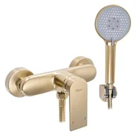 Baterie wannowe i prysznicowe - Rea Bateria prysznicowa ze słuchawką Verso Gold - miniaturka - grafika 1