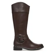 Kozaki damskie - Oficerki Caprice 9-25517-45 Brązowy - miniaturka - grafika 1