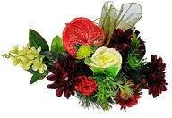 Sztuczne kwiaty - STROIK NA POMNIK KOMPOZYCJA KWIATOWA NA GRÓB - miniaturka - grafika 1