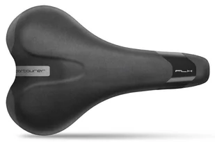 Sportourer damskie FLX Lady Hi-VIZ siodełko rowerowe, czarna, One Size SU477261 - Siodełka rowerowe i akcesoria - miniaturka - grafika 1