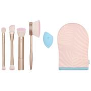 Rękawice i gąbki do kąpieli - Real Techniques Endless Summer Glow Brush Kit zestaw pędzli - miniaturka - grafika 1