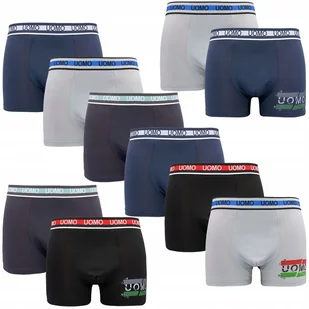 ﻿10x Bokserki Majtki Męskie UOMO rozmiar XL zestaw - Majtki męskie - miniaturka - grafika 1
