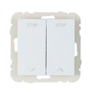 Wyłączniki światła i elektryczne - Efapel Włącznik żaluzjowy LOGUS 90 Biały - miniaturka - grafika 1