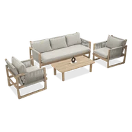 Meble ogrodowe - Zestaw mebli wypoczynkowych AMALFI Caffe - Furrore - miniaturka - grafika 1