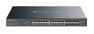 TP-Link Omada SX3832MPP łącza sieciowe Zarządzany L2+ 10G Ethernet (100/1000/10000) Obsługa PoE DIN rail Czarny - Switche - miniaturka - grafika 1