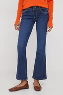 Spodnie damskie - Pepe Jeans jeansy damskie high waist - miniaturka - grafika 1