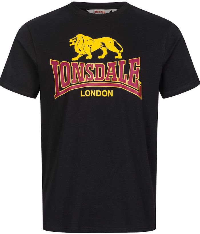 T-shirt Lonsdale TAVERHAM czarny-L