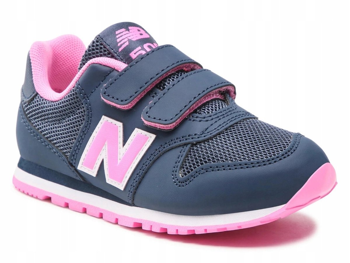 Buty Dziecięce New Balance Pv500Wp1 Granatowo Różowe 34,5