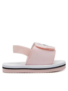 Karl Lagerfeld Kids Sandały Z30384 M Różowy - Buty dla dziewczynek - miniaturka - grafika 1