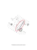 Części i akcesoria do maszyn rolniczych - CNH PAS MŁOCARNI NEW HOLLAND 80825117 - miniaturka - grafika 1