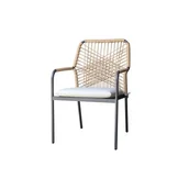 Fotele i krzesła ogrodowe - Fotel Echo 56 x 60,5 x 86 cm - miniaturka - grafika 1