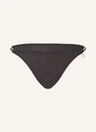 Stroje kąpielowe - Michael Kors Dół Od Bikini Basic Chain Solids schwarz - miniaturka - grafika 1
