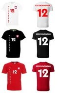 Koszulki sportowe męskie - Koszulka Rep. Polski Aleksandra SZCZYGŁOWSKA 12 Jr Siatkówka - miniaturka - grafika 1