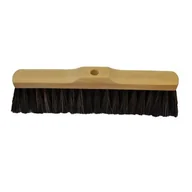 Miotły, szufle, mopy - Zamiatacz L-350 mm, oprawa drewniana z gwintem włosie mieszane SINPO - miniaturka - grafika 1