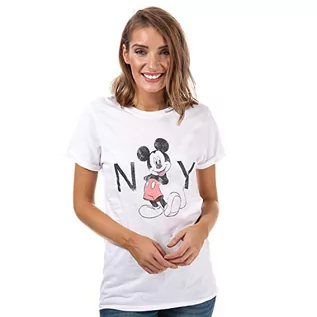 Bluzy damskie - Disney Mickey Mouse damska bluza z motywem nowojorskim - grafika 1