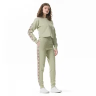 Spodnie sportowe damskie - Damskie spodnie dresowe Guess Britney Jogger - zielone - GUESS - miniaturka - grafika 1