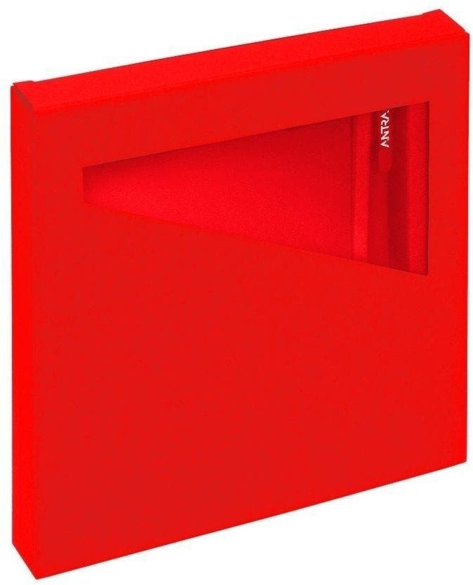 Notes A6 z długopisem czerwony w pudełku