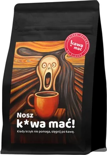 Kawa ziarnista świeżo palona Nosz K*wa Mać 100% Arabica z Kuby 250g KawaMać - Kawa - miniaturka - grafika 1