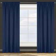 Zasłony - Zasłona PARISA 135 x 270 cm taśma granatowy - miniaturka - grafika 1