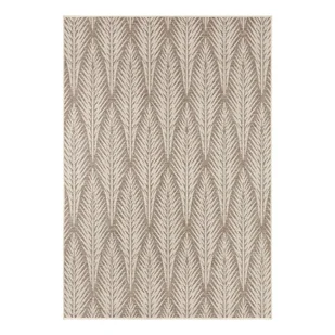 Brązowobeżowy dywan odpowiedni na zewnątrz NORTHRUGS Pella, 70x140 cm - Dywany zewnętrzne - miniaturka - grafika 1