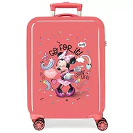 Walizki - Disney Minnie Lovin Life Walizka kabiny Różowy 38x55x20 cms Sztywne ABS Zamknięcie kombinowane boczne 34L 2 kg 4 Podwójne koła Bagaż ręczny, Różowy, Walizka kabinowa - miniaturka - grafika 1