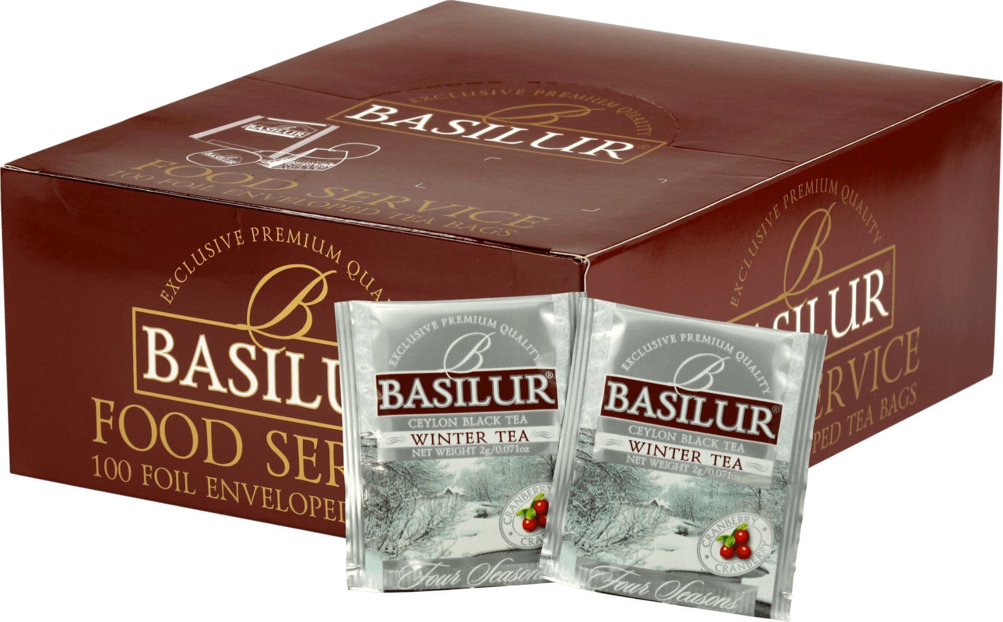 Basilur Basilur WINTER herbata czarna OWOCE HoReCa 100szt.