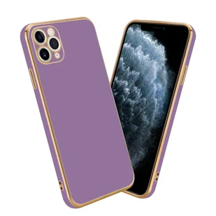 Etui ochronne Cadorabo do Apple iPhone 12 PRO MAX w kolorze fioletowym Etui na telefon komórkowy Etui silikonowe TPU chroniące aparat fotograficzny - Etui i futerały do telefonów - miniaturka - grafika 1