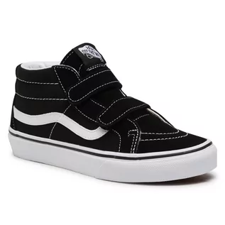 Buty dla chłopców - Sneakersy Vans - Sk8-Mid Reissue V VN0A4UI56BT1 Black/True White - grafika 1