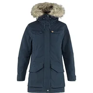Kurtki damskie - Fjallraven 86369-555 Nuuk Parka W kurtka damska, granatowa, rozmiar L - miniaturka - grafika 1