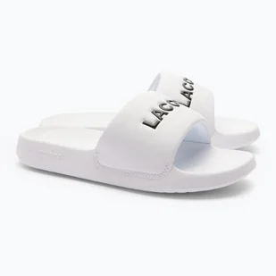 Klapki damskie Lacoste 47CFA0032 white/black - Sport OUTLET - miniaturka - grafika 1