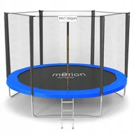 Trampoliny - Motion, Trampolina ogrodowa z siatką zewnętrzną i drabinką, 8 FT/244 cm - miniaturka - grafika 1