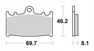 Klocki hamulcowe - Sbs Klocki Hamulcowe Kh158 Spiek Metaliczny Sinter Offroad (wyczynowe) - miniaturka - grafika 1