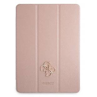 GUESS Etui na iPad 12.9&quot; 2021 Guess Saffiano Collection Book Cover różowy GUE001478 - Etui do tabletów - miniaturka - grafika 5
