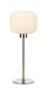 Lampy stojące - Markslojd lampa stołowa Sober 1L E14 stal/biała 38,1cm 108121 - miniaturka - grafika 1