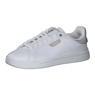 adidas Court Silk, Trampki damskie, Ftwr White Ftwr White Taupe Met, 41.5 EU - Trampki damskie - miniaturka - grafika 1