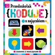 Książki edukacyjne - Aksjomat Przedszkolak koduje z zajączkiem Weronika Adamska - miniaturka - grafika 1