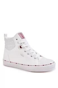 Trampki Męskie Wysokie Ocieplone Cross Jeans KK1R4056C Białe-40 - Trampki męskie - miniaturka - grafika 1