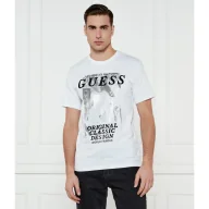 Koszulki męskie - GUESS T-shirt Slim Fit - miniaturka - grafika 1