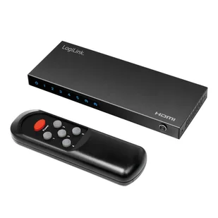LogiLink HD0060 przełącznik wideo HDMI - Inne akcesoria audio-wideo - miniaturka - grafika 1