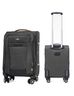 Walizki - Mała walizka podróżna S-030 L GRAFITOWY - miniaturka - grafika 1