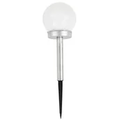 Lampy ogrodowe - Saska Garden Saska Garden kula mleczna lampa solarna 10x35CM 1034010 - miniaturka - grafika 1