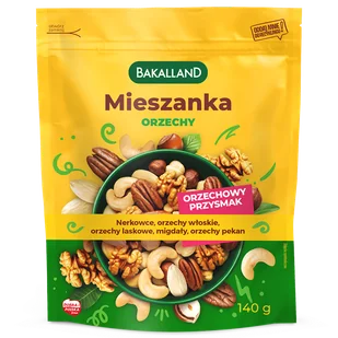 Bakalland Mieszanka Orzechy, orzechowy przysmak, 140 g - Zdrowa żywność Bakalland Mieszanka Orzechy, orzechowy przysmak, 140 g - Zdrowa żywność - miniaturka - grafika 1