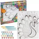 Craft Sensations Malowanie po numerach kolorowy Paw - Malowanie po numerach - miniaturka - grafika 1