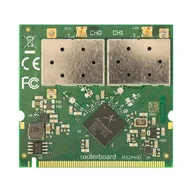 Pozostałe akcesoria sieciowe - Mikrotik 802.11a/b/g/n High Power Dual Band MiniPCI card with MMCX R52HnD - miniaturka - grafika 1