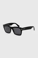 Okulary przeciwsłoneczne - Tom Ford okulary przeciwsłoneczne męskie kolor czarny FT1062_5601A - miniaturka - grafika 1