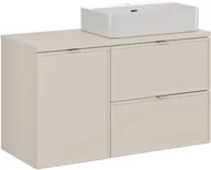 Meble łazienkowe - Zestaw meblowy 100cm z blatem i umywalką nablatową Trust - miniaturka - grafika 1